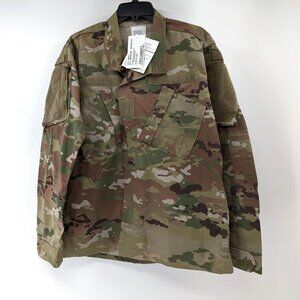 Military Combat Coat Men's M Regular Desert Camo Zip Repellent Apparel‎ Pockets